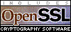 Includes OpenSSL Cryptography Software